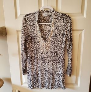 Chico's Animal Print Blouse